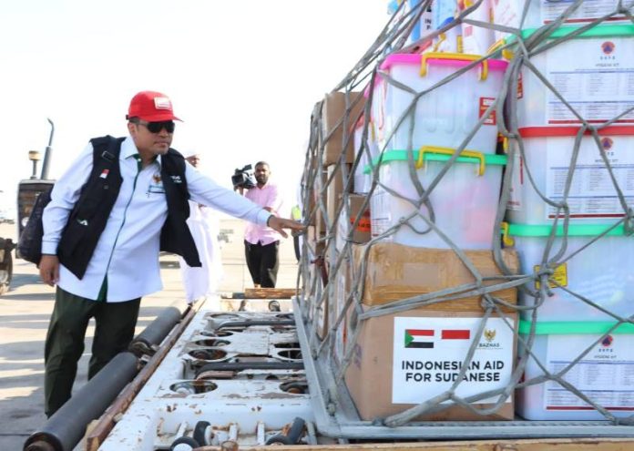 Bantuan kemanusiaan Palestina dan Sudan