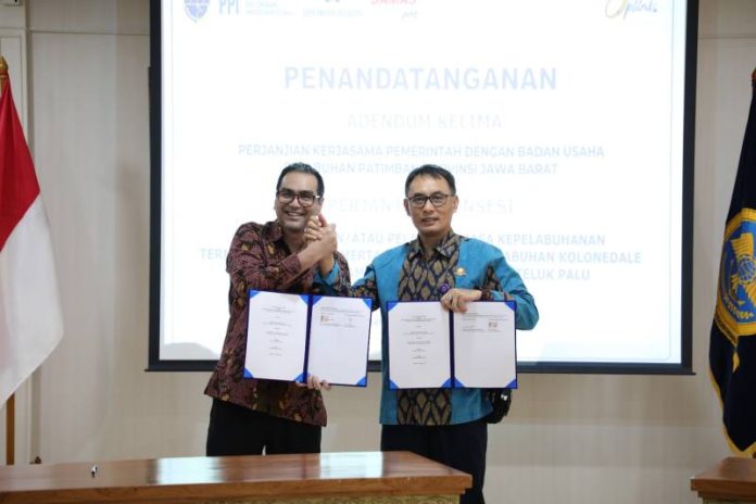 penandatanganan tiga perjanjian strategis pelabuhan