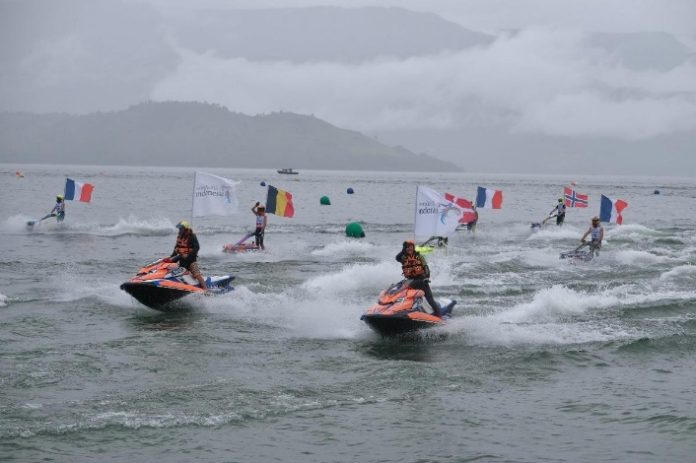 Aquabike jetski championship 2024 digelar di Danau Toba.