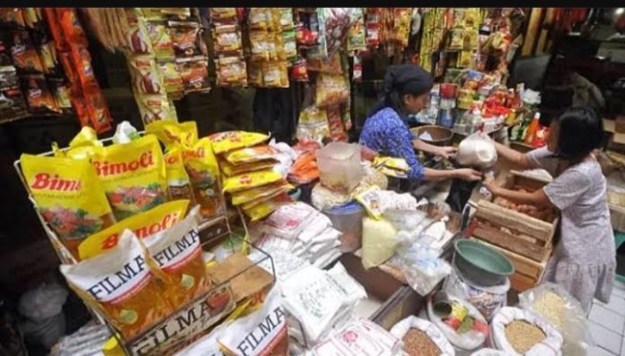 pedagang di pasar