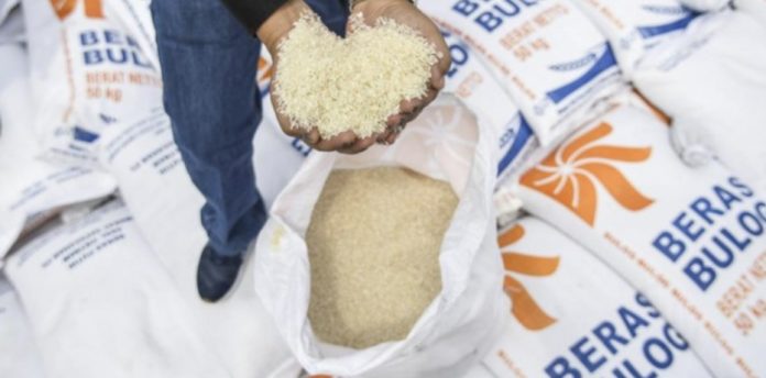 stok beras nasional