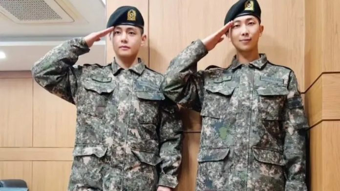 V dan RM BTS