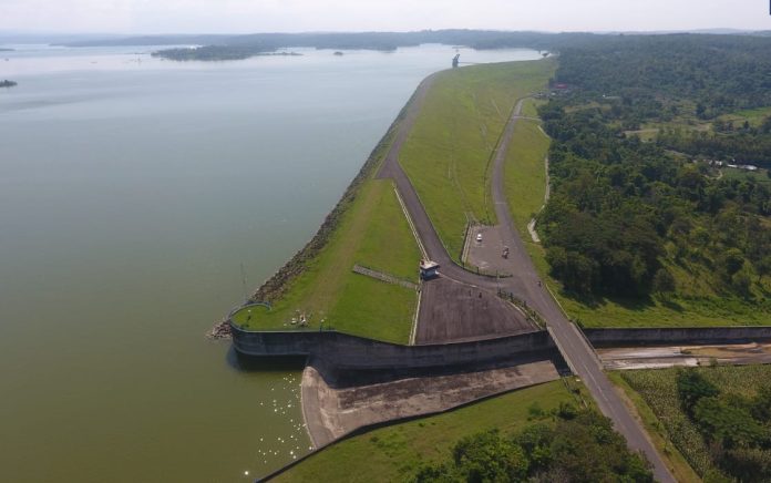 Tampak Udara Bendungan Kedungombo