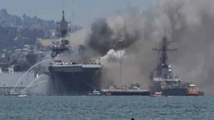 Kapal terbakar