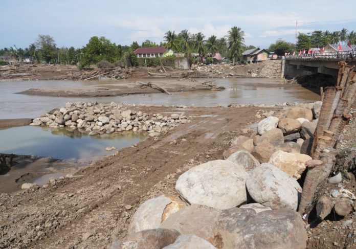 Sungai di Pidie Jaya Aceh