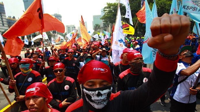 aksi buruh